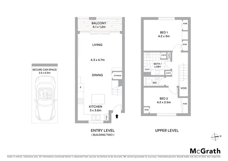 Floorplan of Homely apartment listing, 2/101a Victoria Street, Potts Point NSW 2011