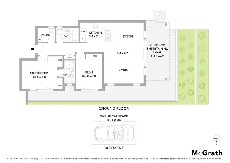 Floorplan of Homely apartment listing, 2/1 Bennett Street, Bondi NSW 2026