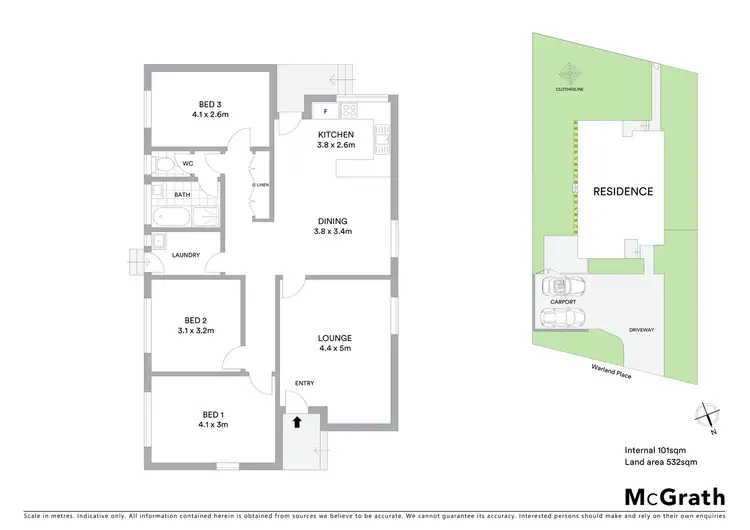 Floorplan of Homely house listing, 6 Warland Place, Charnwood ACT 2615