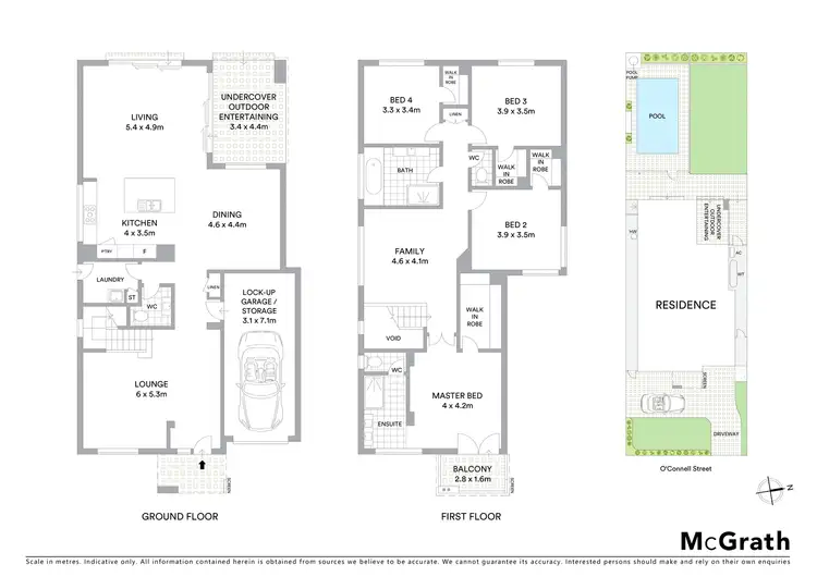 Floorplan of Homely house listing, 3 O'Connell Street, Monterey NSW 2217
