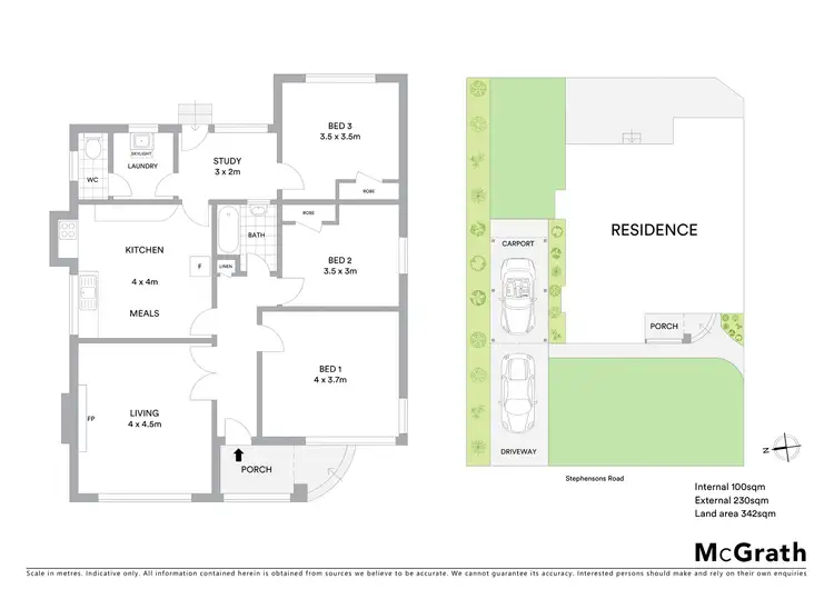 Floorplan of Homely townhouse listing, 1/368 Stephensons Road, Mount Waverley VIC 3149