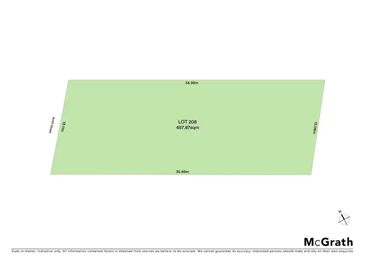 Floorplan of Homely land listing, Lot 208 Thirlmere Way, Thirlmere NSW 2572