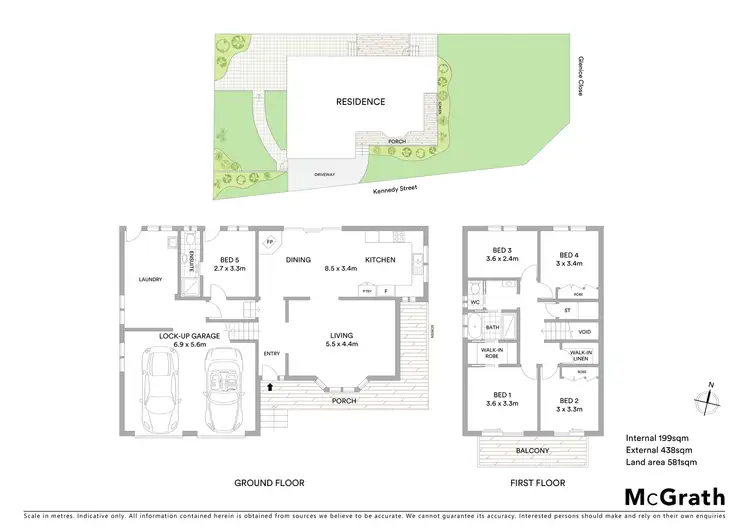 Floorplan of Homely house listing, 8 Glenice Close, Gorokan NSW 2263