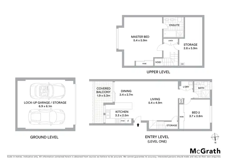 Floorplan of Homely apartment listing, 6/30 Stephen Road, Botany NSW 2019