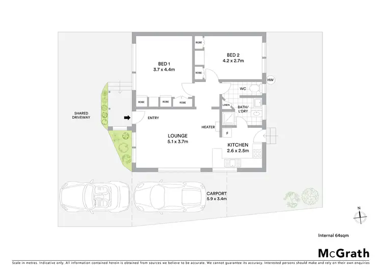 Floorplan of Homely unit listing, 6/57 Camden Road, Newtown VIC 3220