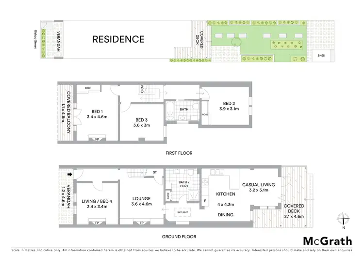 Floorplan of Homely house listing, 6 Bishop Street, Petersham NSW 2049