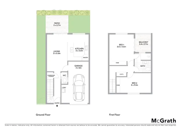 Floorplan of Homely unit listing, 5/6 Charles Street, Berserker QLD 4701