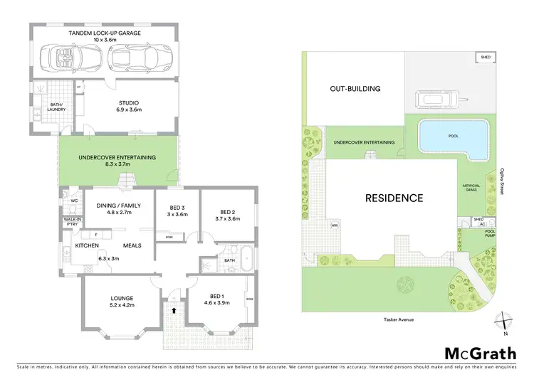 Floorplan of Homely house listing, 1 Tasker Avenue, Peakhurst NSW 2210