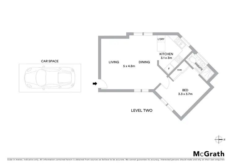 Floorplan of Homely apartment listing, 18/1A Leeton Avenue, Coogee NSW 2034