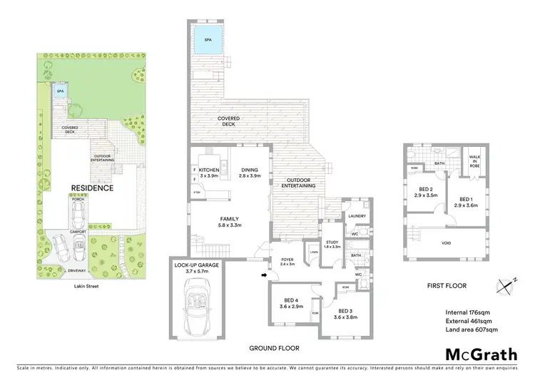 Floorplan of Homely house listing, 85 Lakin Street, Bateau Bay NSW 2261