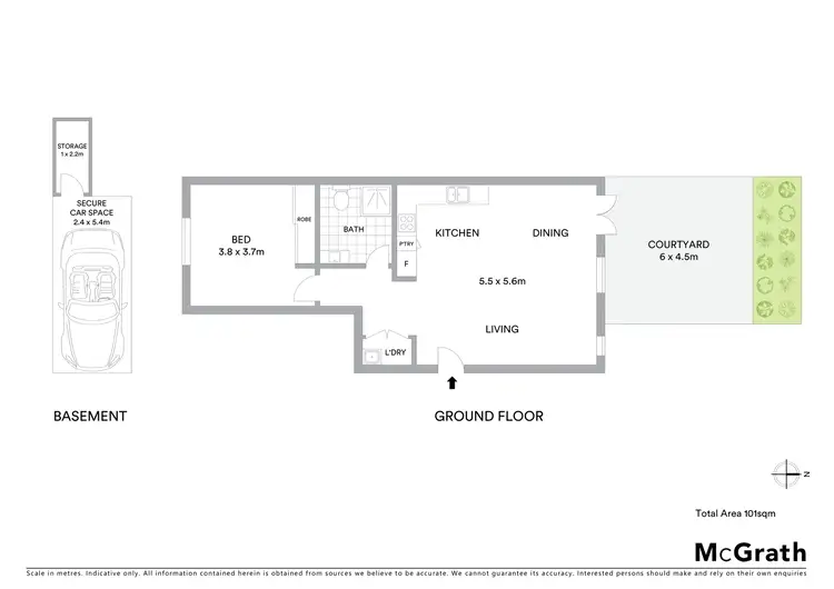 Floorplan of Homely apartment listing, 4/80 Victoria Road, Marrickville NSW 2204