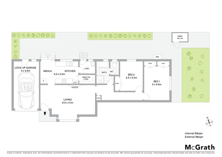 Floorplan of Homely unit listing, 6/9 Argus Street, Cheltenham VIC 3192