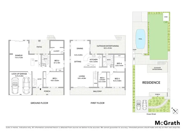 Floorplan of Homely house listing, 34 Ocean Street, North Avoca NSW 2260