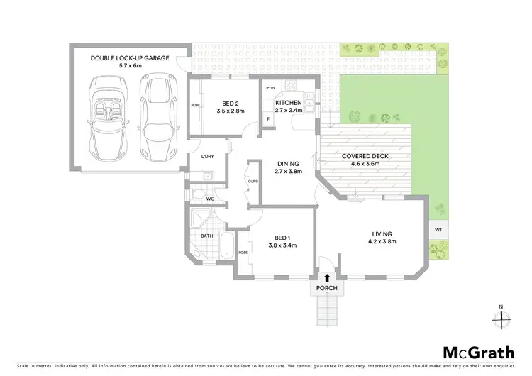 Floorplan of Homely unit listing, 6/14 Branch Road, Bayswater North VIC 3153