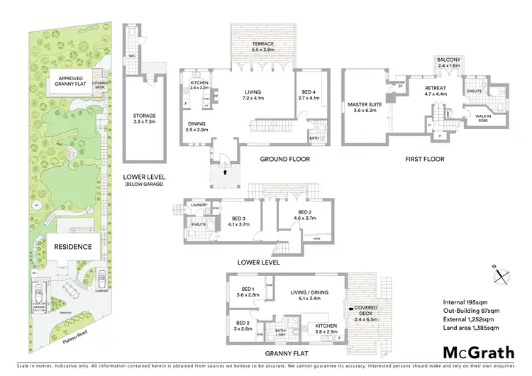 Floorplan of Homely house listing, 16 Plateau Road, Avalon Beach NSW 2107