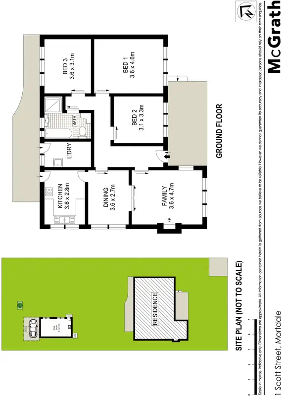 Floorplan of Homely house listing, 1 Scott Street, Mortdale NSW 2223