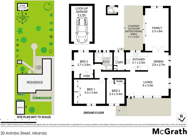 Floorplan of Homely house listing, 20 Animbo Street, Miranda NSW 2228