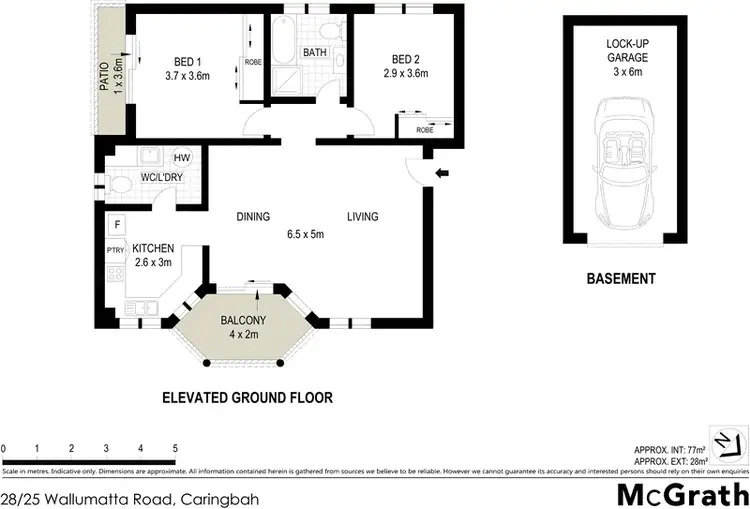 Floorplan of Homely apartment listing, 28/25 Wallumatta Road, Caringbah NSW 2229