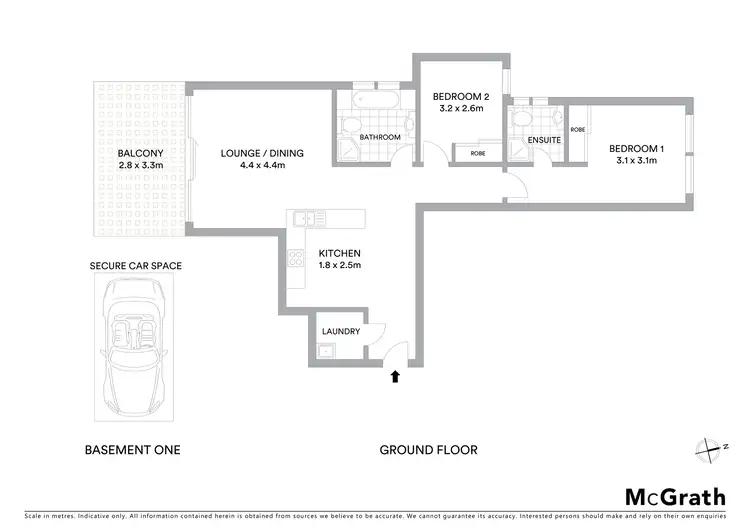 Floorplan of Homely apartment listing, 12/15 Orara Street, Waitara NSW 2077