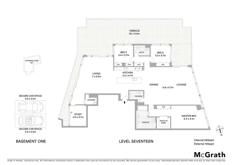 Floorplan of Homely apartment listing, 1701/80 Alfred Street, Milsons Point NSW 2061