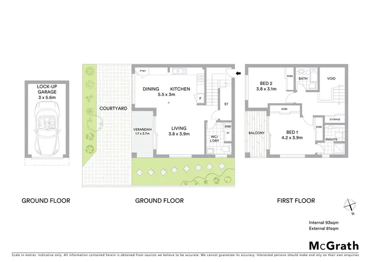 Floorplan of Homely townhouse listing, 2/15 Beacon Court, Sunrise Beach QLD 4567