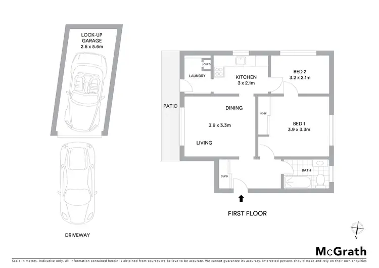 Floorplan of Homely apartment listing, 3/16 Forest Knoll Avenue, Bondi Beach NSW 2026