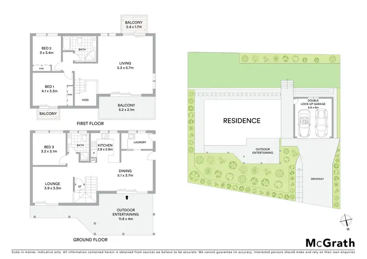 Floorplan of Homely house listing, 12 Bayside Drive, Green Point NSW 2251