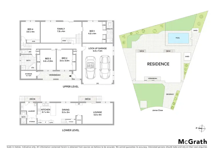 Floorplan of Homely house listing, 14 James Close, Port Macquarie NSW 2444