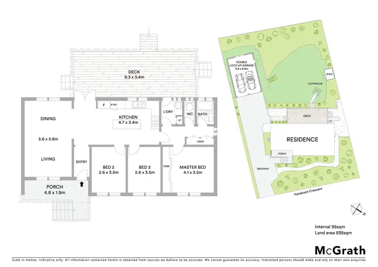 Floorplan of Homely house listing, 51 Handcock Crescent, Macgregor ACT 2615