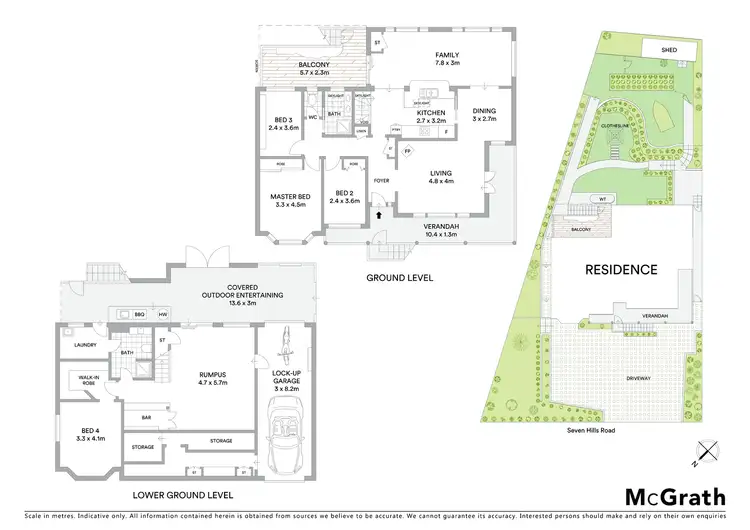Floorplan of Homely house listing, 357 Seven Hills Road, Seven Hills NSW 2147