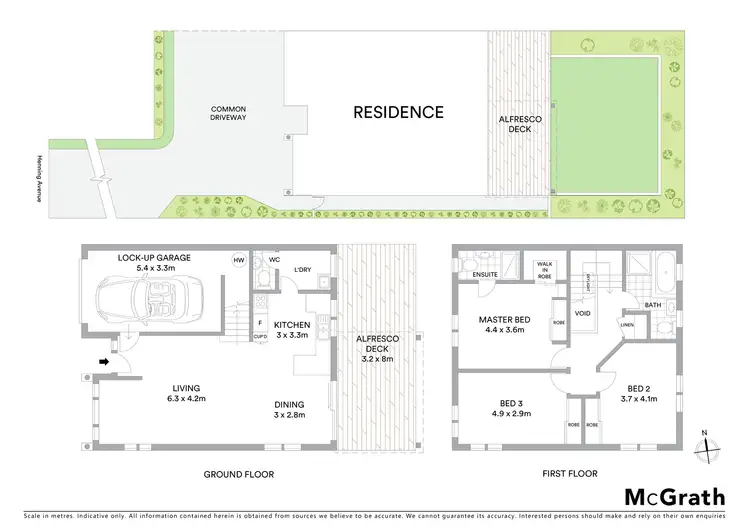 Floorplan of Homely semi-detached listing, 17A Henning Avenue, South Coogee NSW 2034
