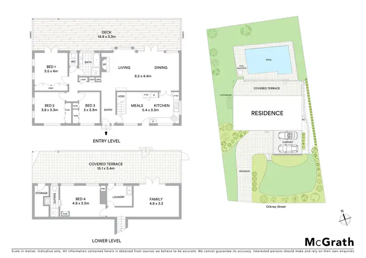 Floorplan of Homely house listing, 15 Orkney Street, Kenmore QLD 4069
