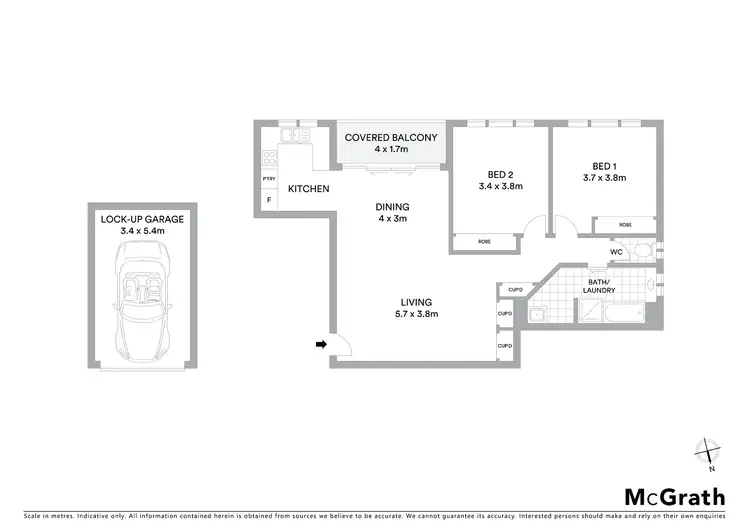 Floorplan of Homely unit listing, 1/39 Maryvale Street, Toowong QLD 4066