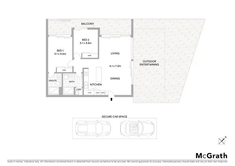 Floorplan of Homely apartment listing, 129/5 Pyrmont Bridge Road, Camperdown NSW 2050