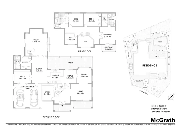Floorplan of Homely house listing, 3 Almora Place, Annandale QLD 4814