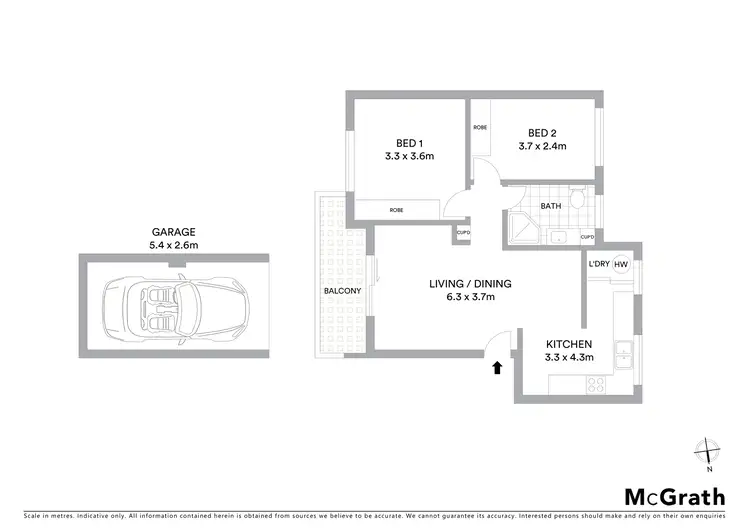 Floorplan of Homely apartment listing, 11/58 Pacific Parade, Dee Why NSW 2099