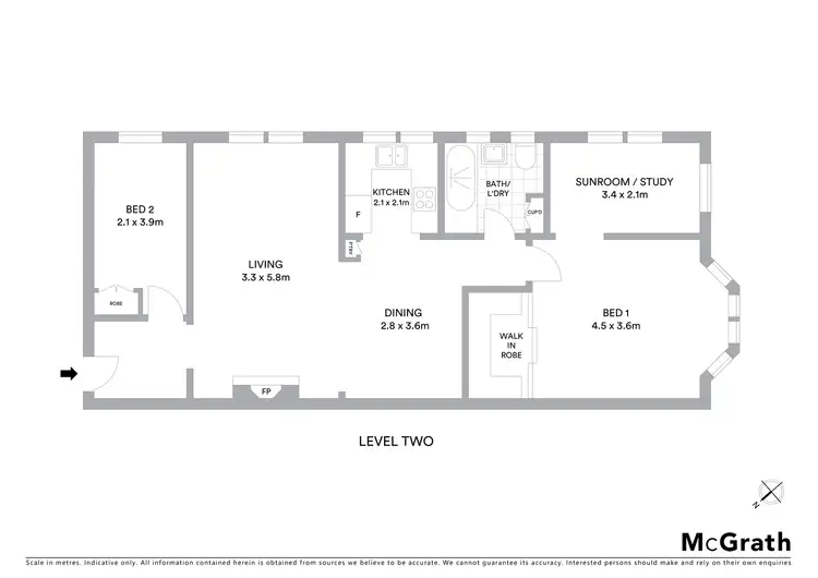 Floorplan of Homely apartment listing, 7/45 Sir Thomas Mitchell Road, Bondi Beach NSW 2026