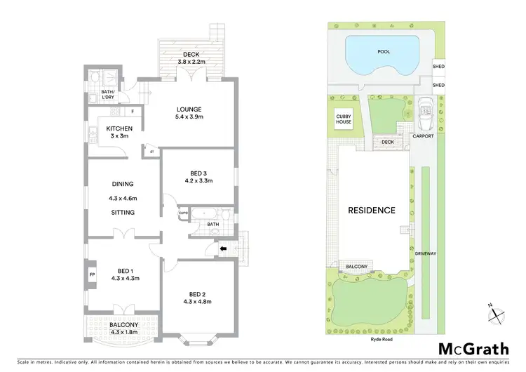 Floorplan of Homely house listing, 139 Ryde Road, Hunters Hill NSW 2110