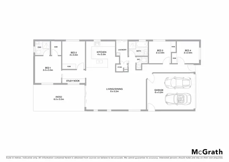 Floorplan of Homely house listing, 8 Cherry Court, Norman Gardens QLD 4701
