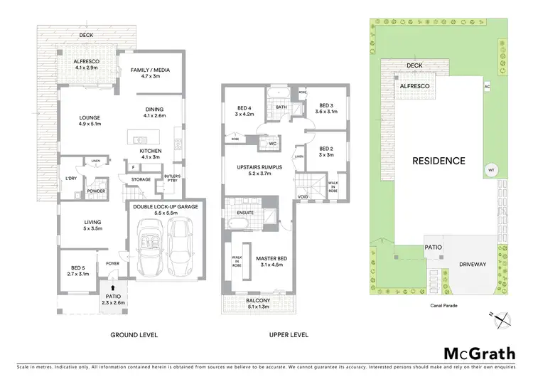 Floorplan of Homely house listing, 7 Canal Parade, Leppington NSW 2179
