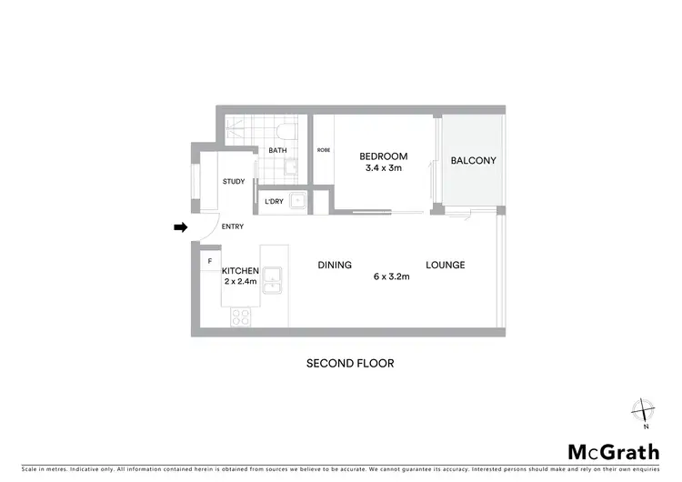 Floorplan of Homely apartment listing, 31/1 William Street, Alexandria NSW 2015