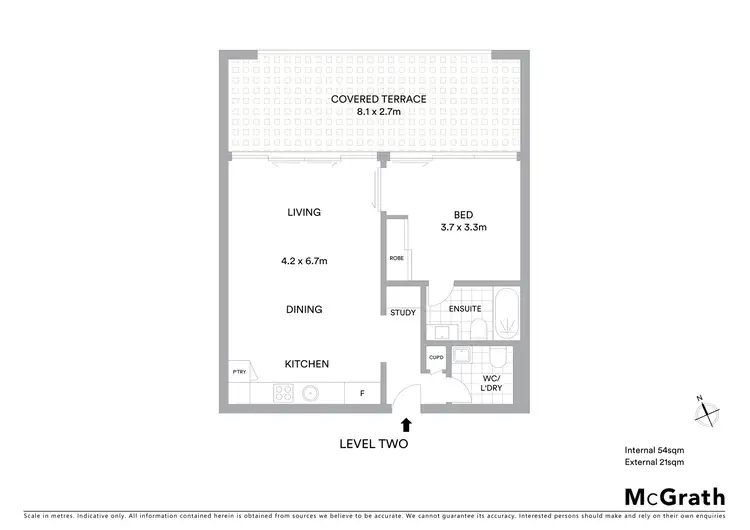 Floorplan of Homely apartment listing, 307/5 Queen Street, Rosebery NSW 2018