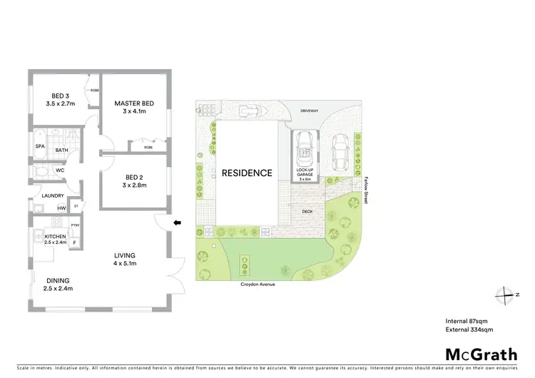 Floorplan of Homely semi-detached listing, 2/34 Croydon Avenue, Currimundi QLD 4551