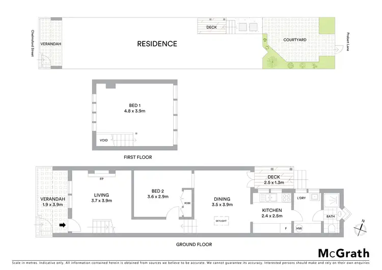 Floorplan of Homely house listing, 24 Chelmsford Street, Camperdown NSW 2050