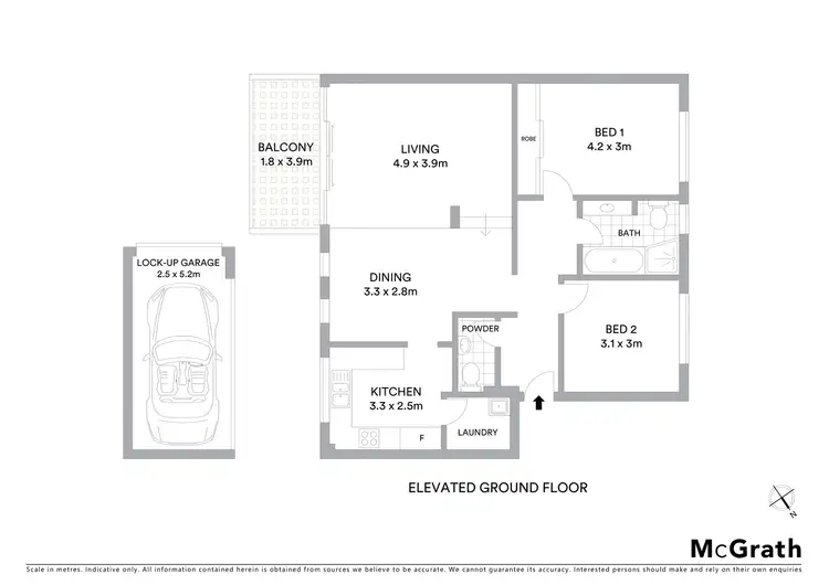 Floorplan of Homely unit listing, 7/40 Kent Street, Epping NSW 2121