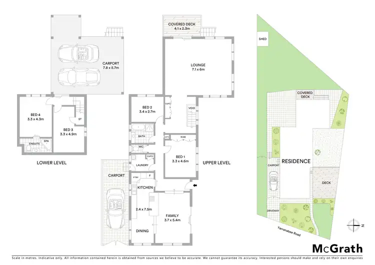 Floorplan of Homely house listing, 45 Yarranabee Road, Port Macquarie NSW 2444