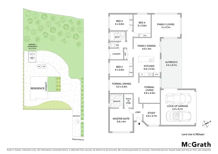 Floorplan of Homely house listing, 5 Hayes Avenue, Camira QLD 4300