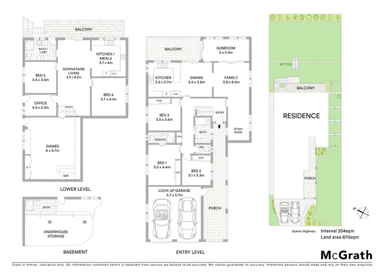 Floorplan of Homely house listing, 155 Scenic Highway, Terrigal NSW 2260