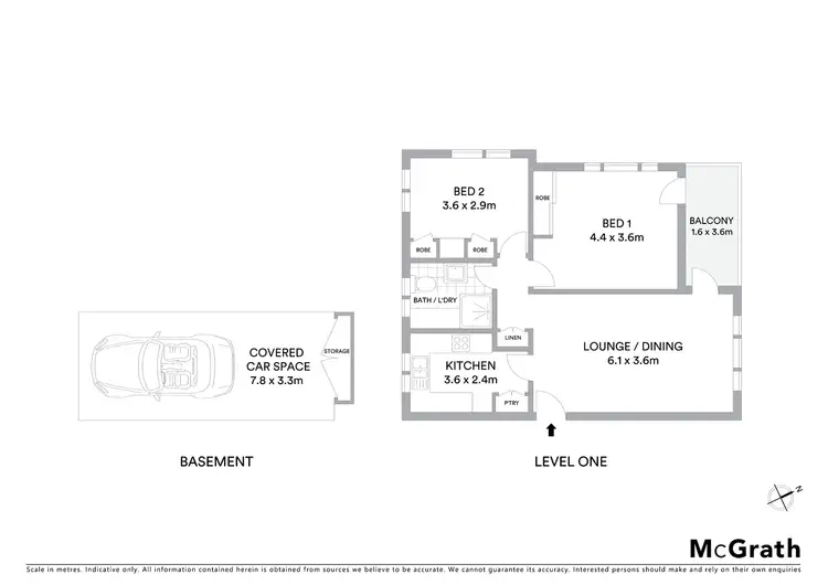 Floorplan of Homely apartment listing, 5/2 Brand Street, Artarmon NSW 2064