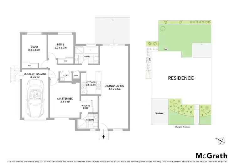 Floorplan of Homely villa listing, 1/22 Margate Avenue, Holsworthy NSW 2173
